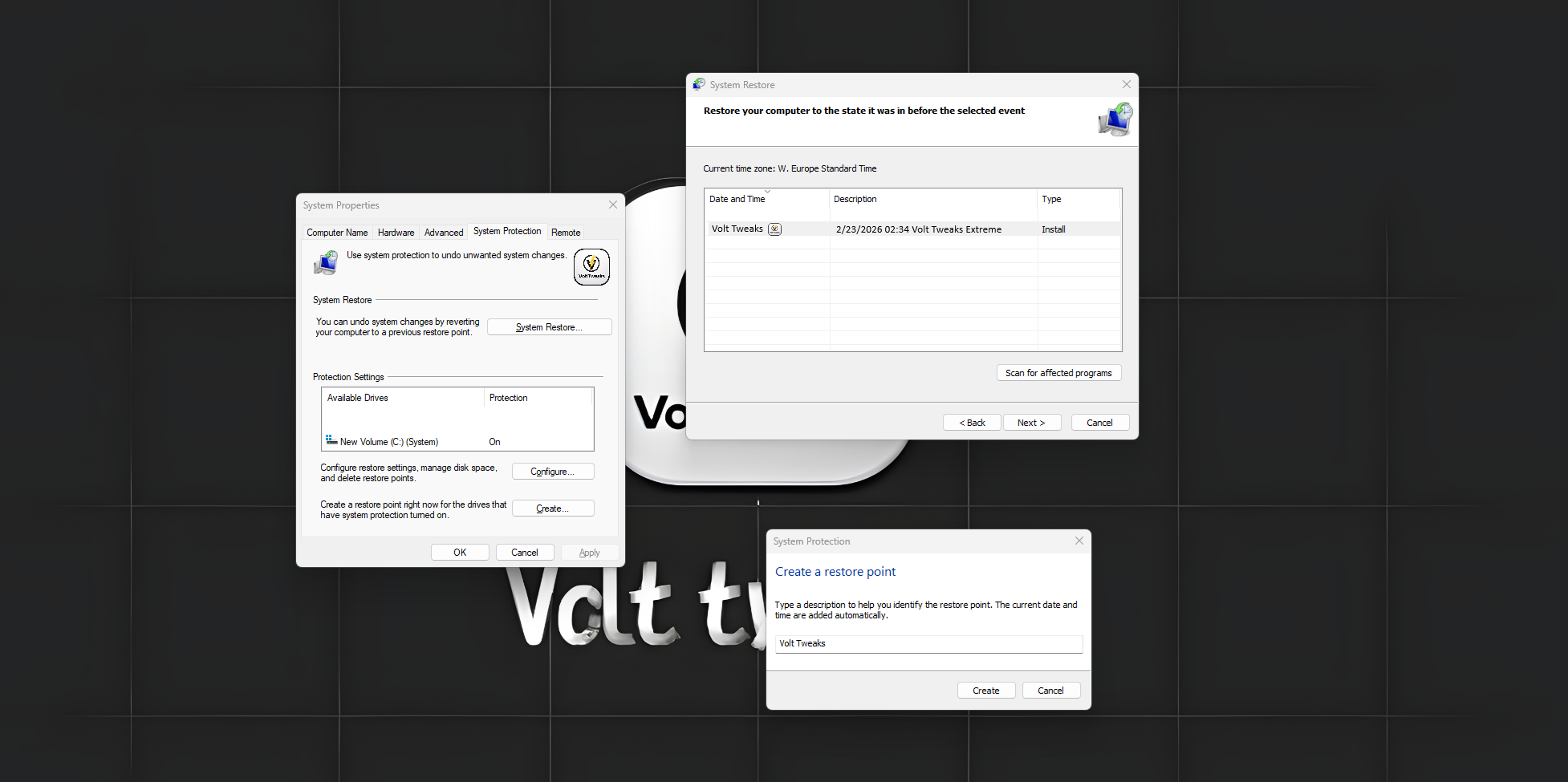 How to Create a Restore Point